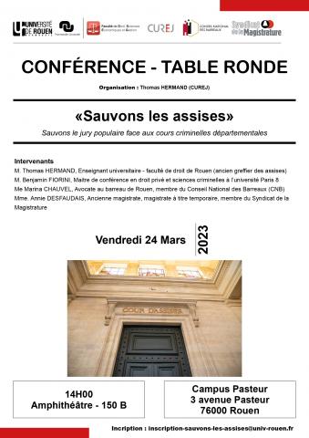 Conférence sauvons les assises - thomas hermand